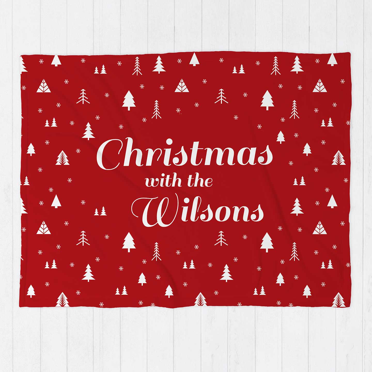 Personalised Christmas Blanket